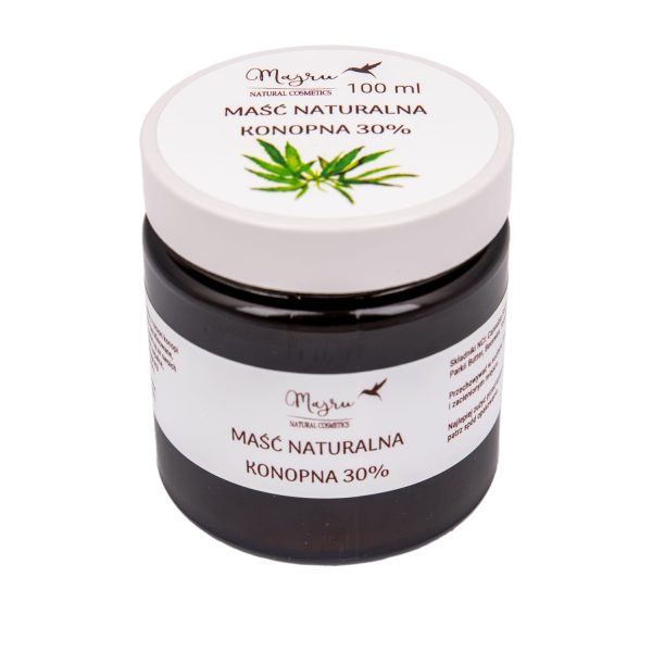 Maść Naturalna Konopna 30% 100ml Majru NaszeNaturalne Maść Naturalna Konopna