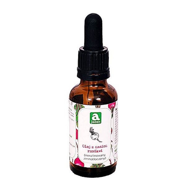 Olej z Nasion Rzodkwi 30ml Ajeden NaszeNaturalne Olej Z Nasion Rzodkwi
