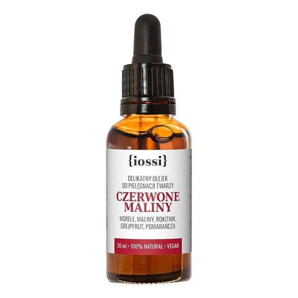 Olejek do twarzy Czerwone Maliny 30ml Iossi NaszeNaturalne Olejek Czerwone Maliny
