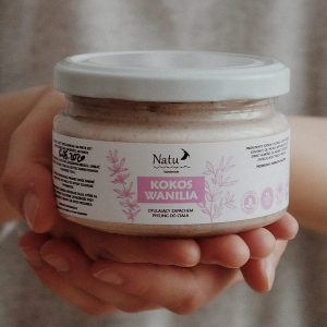 Naturalny peeling kokos wanilia Natu