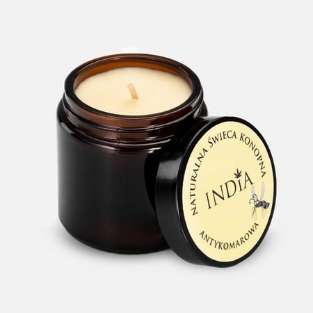 naturalna-świeca-zapachowa-konopna-sojowa-antykomarowa-India Cosmetics