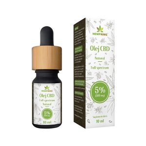 Olej CBD Natural 5% (500mg) Full Spectrum 10ml HempKing NaszeNaturalne Olej Cbd Natural Mg Full Spectrum Ml Hempking