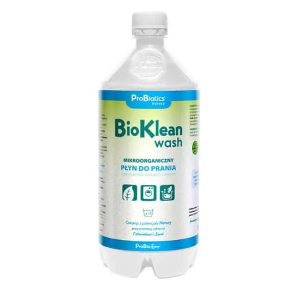 Mikroorganizczny płyn do prania BioKlean Wash 1l Probiotics Polska