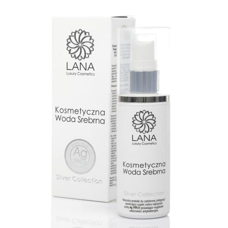 kosmetyczna woda srebrna-ze srebrem koloidalnym-lana luxury cosmetics-natura medica-100ml-antybakteryjna-przeciwzapalna-do twarzy-i ciała