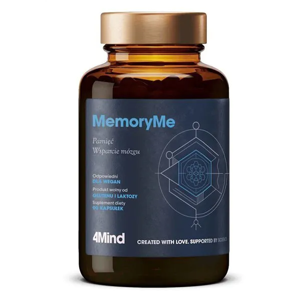 MemoryMe 4Mind Poprawa Pamięci i Koncentracji 90kaps HealthLabs