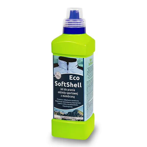 Żel Do Prania Odzieży Sportowej z Membraną Eco SoftShell 1kg Ecovariant ze srebrem koloidalnym organiczny