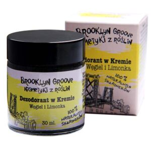 Dezodorant w Kremie Węgiel i Limonka 30ml Brooklyn Groove