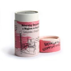 Dezodorant w Sztyfcie z Węglem Limonka Grejpfrut 60ml Brooklyn Groove