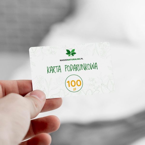 Karta podarunkowa Nasze Naturalne 100 zł NaszeNaturalne Karta Podarunkowa