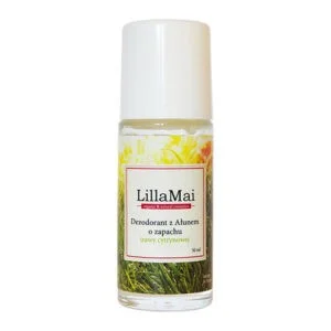 Dezodorant z Ałunem o Zapachu Trawy Cytrynowej 50ml LillaMai