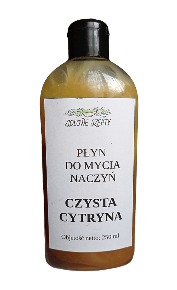 Płyn Do Naczyń Czysta Cytryna 250ml Ziołowe Szepty NaszeNaturalne Plyn Cytryna Ml