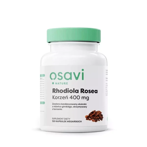 Rhodiola Rosea (Różeniec Górski) Korzeń 400 mg 120 Kaps. Osavi NaszeNaturalne Rhodiola Rosea Korzen Mg Standaryzowany Ekstrakt Z Rozenca Gorskiego Vege Kaps Osavi