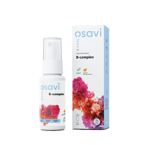 Kompleks Witamin B Spray Doustny 25ml Osavi NaszeNaturalne Wspray B Complex Wiz Uk