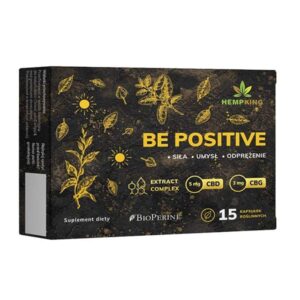 Be Positive (5 mg CBD, 3 mg CBG) Extract Complex 15 Kapsułek HempKing