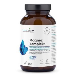 Magnez kompleks ATA Mg® kapsułki 120 szt. Aura Herbals NaszeNaturalne Magnez Kompleks