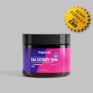 Żelki Ziołowe z Chmielem i Melatoniną – NA DOBRY SEN Bez Cukru 30 Żelek Topical NaszeNaturalne Zelki_na_dobry_sen_topical-840x840