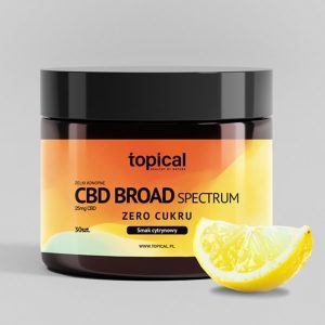 Żelki Konopne "Broad Spectrum" CBD 25mg Bez Cukru 30 Żelek Topical NaszeNaturalne Żelki Konopne Broad Spectrum Cbd Mg Bez Cukru Żelek Topical