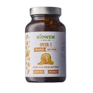 Omega 3 - 660 mg EPA, 440 mg DHA - 90 kaps. Biowen NaszeNaturalne Naszenaturalne Pl Omega E