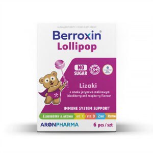 Lizaki Berroxin Lollipop dla dzieci na odporność 6szt AronPharma NaszeNaturalne Berroxin-lollipop-6-szt-aronpharma