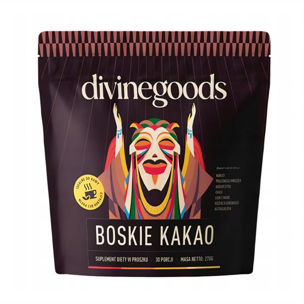 Boskie Kakao z grzybami soplówka jeżowata 270g. By.Herbs NaszeNaturalne Boskie Kakao Z Grzybami Soplówka Jeżowata By Herbs 1