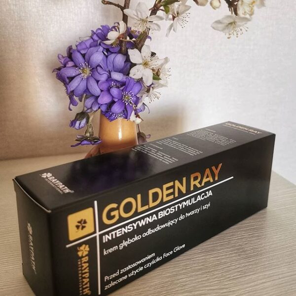 Golden Ray krem głęboko odbudowujący do twarzy i szyi 50ml RayPath NaszeNaturalne Golden Ray Krem Głeboko Odbudowujący Do Twarzy I Szyi