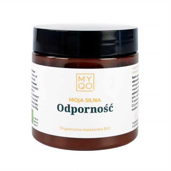 Organiczna mieszanka z grzybów Moja Silna Odporność 70g. MYQO NaszeNaturalne Organiczna Mieszanka Z Grzybów Moja Silna Odporność 70g