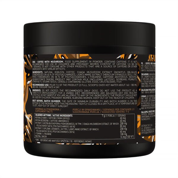 Kawa z grzybami 150g o smaku naturalnym OstroVit NaszeNaturalne Ostrovit Kawa Z Grzybami 150g 3