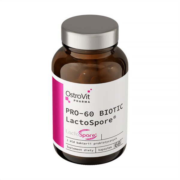 Suplement diety PRO-60 BIOTIC LactoSpore 60 kaps. OstroVit NaszeNaturalne Ostrovit Pharma Pro 60 Biotic Lactospore 60 Kapsulek 2