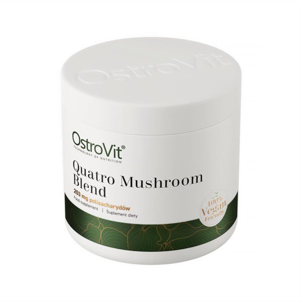 Naturalny ekstrakt z grzybów Quatro Mushroom Blend VEGE 100g OstroVit NaszeNaturalne Ostrovit Quatro Mushroom Blend Vege 100g 2