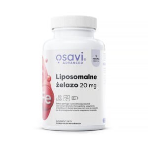 Suplement dla układu pokarmowego Liposomalne Żelazo 20 mg Osavi NaszeNaturalne Suplement Dla Układu Pokarmowego Liposomalne Żelazo 20 Mg Osavi