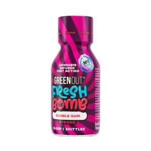 Olejek Shot konopny Green Out Fresh Bomb Bubble Gum 100ml Strong NaszeNaturalne Olejek-shot-konopny-green-out-fresh-bomb-bubble-gum-100ml-strong-1