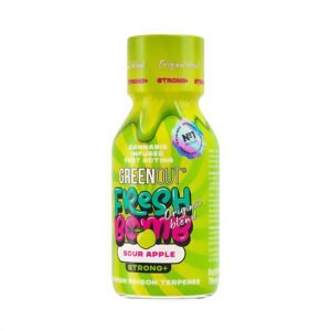 Olejek Shot konopny Green Out Fresh Bomb Sour Apple Strong+ 100ml NaszeNaturalne Olejek-shot-konopny-green-out-fresh-bomb-sour-apple-strong -100ml-1