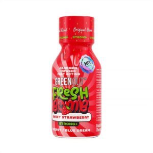 Olejek Shot konopny Green Out Fresh Bomb Sweet Strawberry Strong+ 100ml NaszeNaturalne Olejek-shot-konopny-green-out-fresh-bomb-sweet-strawberry-strong -100ml-1