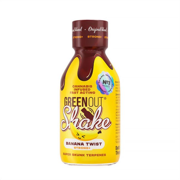 Olejek Shot konopny Green Out Shake Banana Twist Strong+ 200ml NaszeNaturalne Olejek-shot-konopny-green-out-shake-banana-twist-strong -200ml-1
