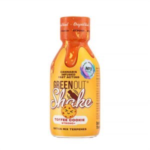 Olejek Shot konopny Green Out Shake Toffee Cookie Strong+ 200ml NaszeNaturalne Olejek-shot-konopny-green-out-shake-toffee-cookie-strong -200ml-1