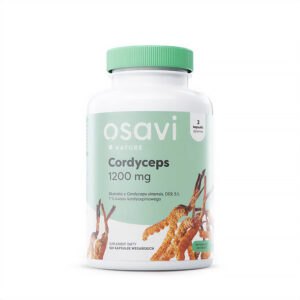 Suplement diety Cordyceps 1200mg, 120 kapsułek wegańskich Osavi NaszeNaturalne Suplement-diety-cordyceps-1200mg,-120-kapsułek-wegańskich-osavi-1