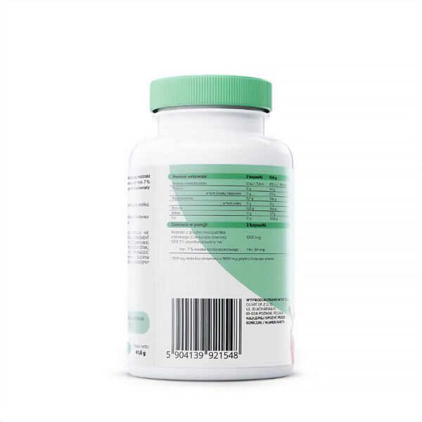 Suplement diety Cordyceps 1200mg, 120 kapsułek wegańskich Osavi NaszeNaturalne Suplement-diety-cordyceps-1200mg,-120-kapsułek-wegańskich-osavi-3