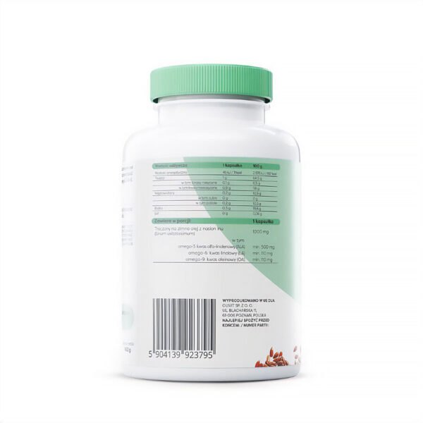 Suplement diety Omega 3-6-9 Olej Lniany 1000mg, 120 kapsułek Osavi NaszeNaturalne Suplement-diety-omega-3-6-9-olej-lniany-1000mg,-120-kapsułek-osavi-3