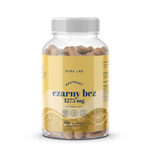 NaszeNaturalne Ekstrakt Z Czarnego Bzu 1275 Mg 120 Kaps. Aura Herbals Pure Lab