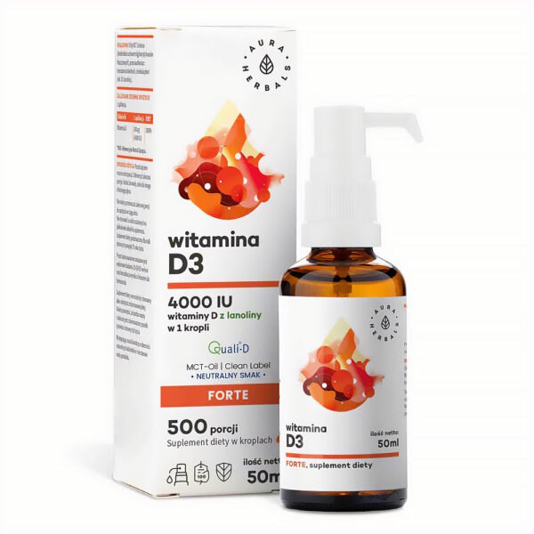 Witamina D3 4000 IU MCT-Oil z lanoniny w kroplach 50 ml Aura Herbals NaszeNaturalne Witamina-d3-4000-iu-mct-oil-z-lanoniny-w-kroplach-50-ml-aura-herbals-1