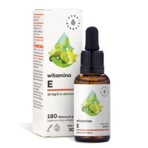 Witamina E ze słonecznika, 12 mg E w kroplach, 30 ml Aura Herbals NaszeNaturalne Witamina E Ze Słonecznika, 12 Mg E W Kroplach, 30 Ml Aura Herbals-1